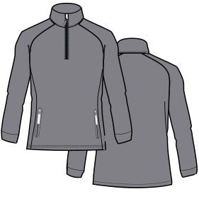 Patron ropa, Fashion sewing pattern, molde confeccion, patronesymoldes.com Sweatshirt  9450 MEN Sweatshirt